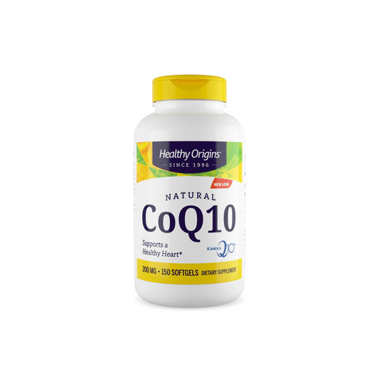 Healthy Origins CoQ10 - 200 mg (Kaneka Q10®)  150 Gels