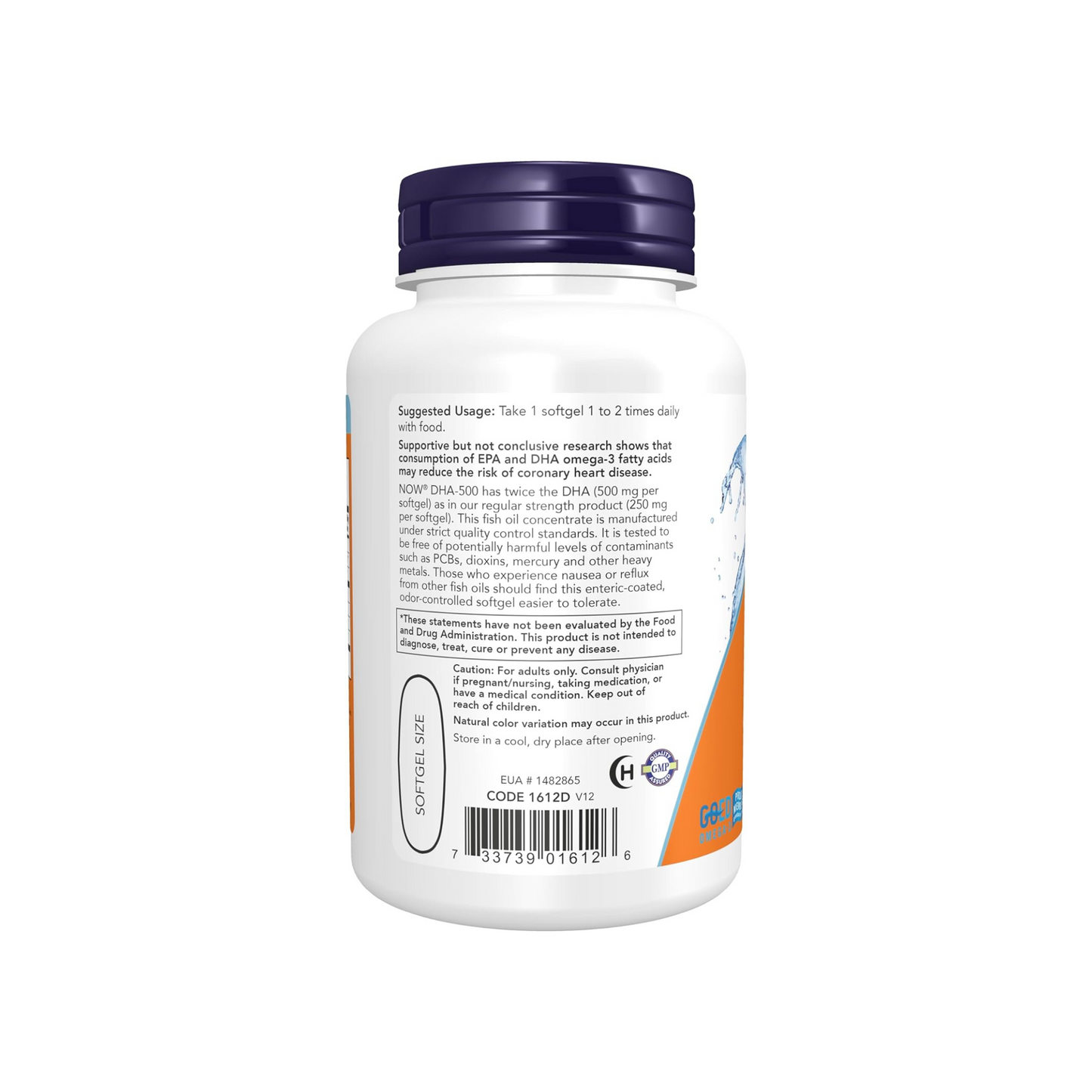 Combo 1 Now Foods Omega 1000 mg 500 DHA 250 EPA 90 Softgels  + 1 Now Foods Vitamina Methyl B-12 1000 MCG 100 Lozenges