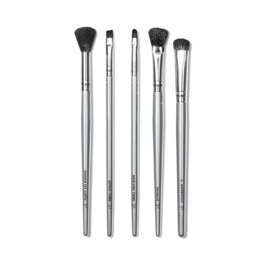E.L.F Kit de Pincéis Smoky Eye, 5 Peças, Vegano e Livre de Crueldade
